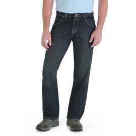 Wrangler mens Big Rugged Wear Relaxed Straight Fit jeans, Union, 46W x 34L US