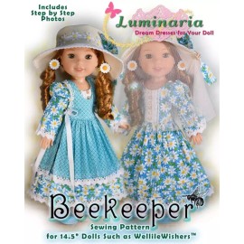 14" Doll Clothes Pattern Fits American Girl Wellie Wishers Ruby Red Fashion Doll