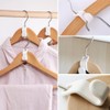 50 Pack Hanger Connector Hook Space Saving Hanger Connector for