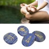 4Pcs Reiki Symbols Stones Smoother Surfaces Engraved Reiki Stones for