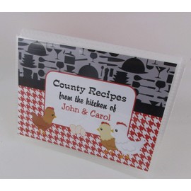 Recipe Book 4x6 or 5x7 Cards NOT INCLUDED Chicken Eggs IA#591