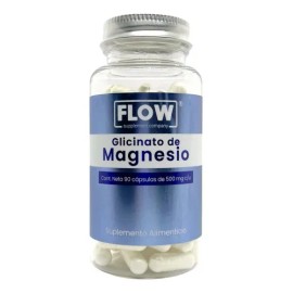 Glicinato De Magnesio 500 Mg 90 Cápsulas  Magnesium Glycinate Supplement, 90 Capsules                                                                 