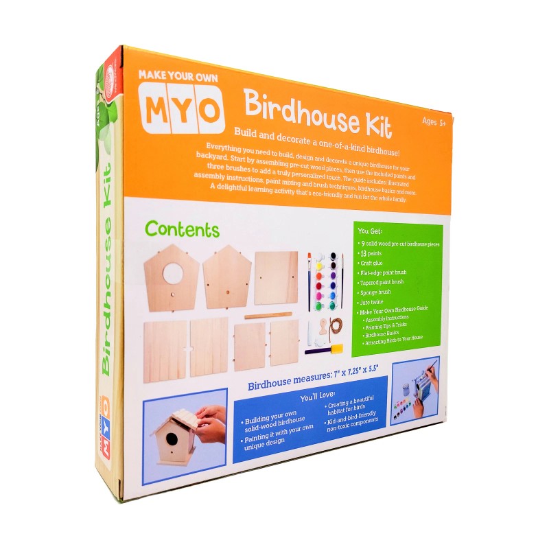 MindWare New - MindWare Make Your Own Birdhouse Kit -