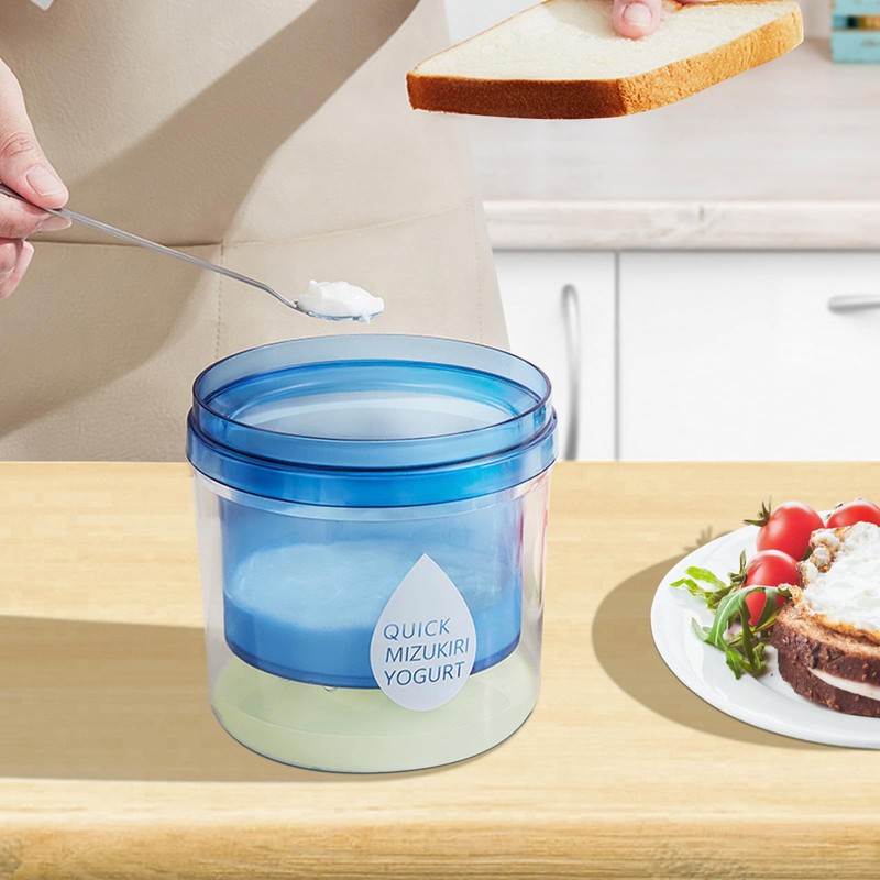 BangBoom Plastic Yogurt Strainer, 450 ML Small Yogurt Maker with
