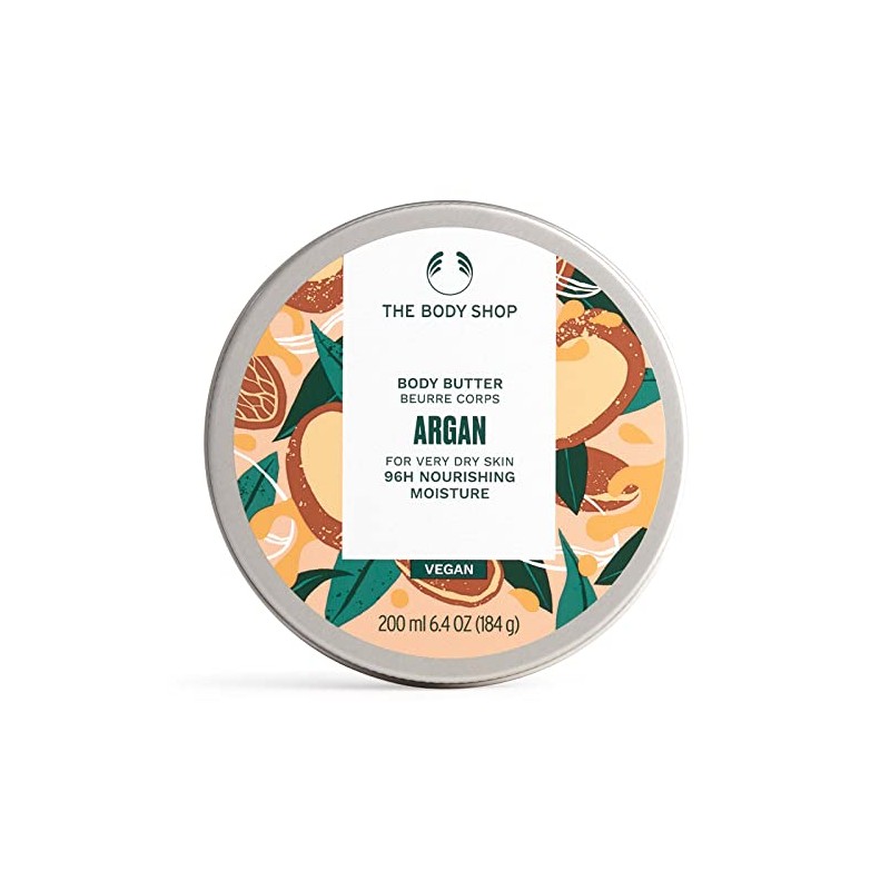 The Body Shop Mantequilla corporal, Wild Argan Oil, 6.75 oz