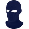 Geyoga Children's Knitted Balaclava with 2 Holes, Winter Knitted Ski
