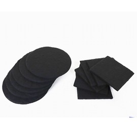 Epica 12 Pack Charcoal Filter Replacement for Countertop Compost Bin | 2-in-1 Compost Bucket Filter Removes Odors | 6.5'