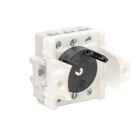 geba Switch insert J-2R/2 Two-Sided Latching for Key Switch 2-Pin Item No. 600.1402.00 Two-Way Grid, Among Other Things, Suitable for the 'j', jr', s' Series from Geba, White/black