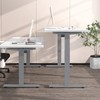 Tangkula Hand Crank Stand Up Desk Frame, Manual Height Adjustable