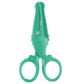 1 Piece Child Safety Scissors, Scissors for Toddlers, Left Handed Scissors for Children, Cute Alligator Scissors, Children's Scissors for Crafts, Painting Supplies for Toddlers, School Supplies,