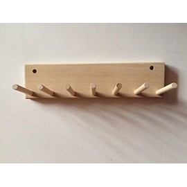 MWCSPORTSCOMPLEX Baseball Softball Bat Rack Natural Finish Meant to Hold Up to 6 Full Size Standard Bats