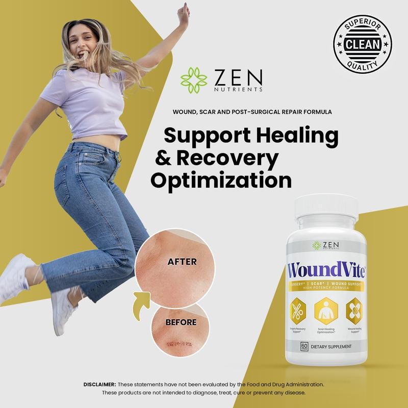 WoundVite – Pre & Post Surgery Support, Scar & Wound