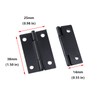 Antrader Folding Hinge, Cabinet Gate Closet Door Hinge 1-1/2'' Long