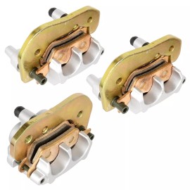 Caltric Front And Rear Brake Caliper for Can-Am 705600861 705600859 705600862
