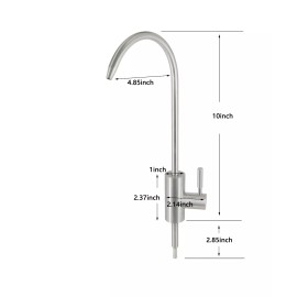 SYJIA Stainless Steel Water Filter Faucet Reverse Osmosis Drinking Water Faucet