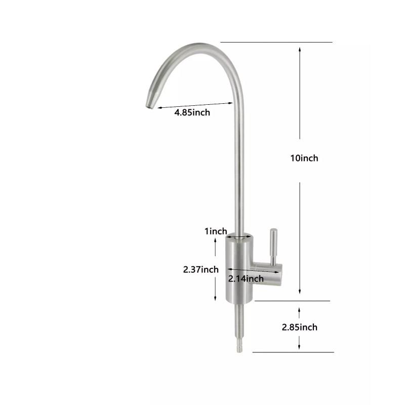 SYJIA Stainless Steel Water Filter Faucet Reverse Osmosis Drinking Water