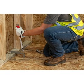 Guardian 2605 Little Pee-Vee Use to Move Sill Plate on Construction Walls 18 Inches Long Powder Coated Steel