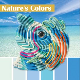 Sensory Activity Board ，Silicone Fidget Toy for Calming, Quiet Sensory Toys for Kids 3+ & Adults, Stress/Anxiety/ADHD & Autism Calming Toy , Includes Travel Bag & 18 Strings（Blue-White，Rabbit）