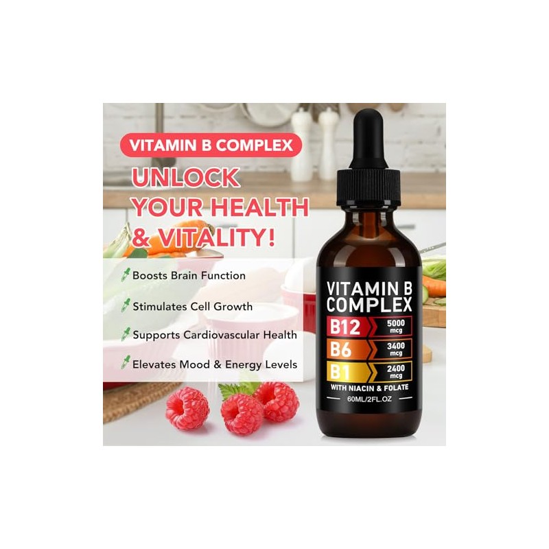 Vitamin B Complex Liquid Drops – Methylcobalamin B12 & B6