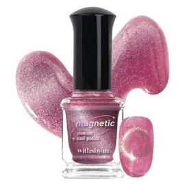 With Shan Custom Magnetic Magnet Nail Polish, 03 Heart Note, 9ml, 1 pc / 위드샨 커스텀 마그네틱 자석 네일 폴리쉬, 03 하트노트, 9ml, 1개