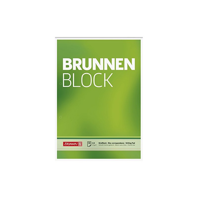 Brunnen Blank 1052756 Block/Notepad for Block A4 50 sheets 70