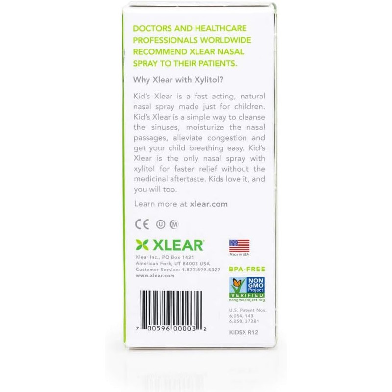 Xlear Kid’s Nasal Spray with Xylitol – Natural Nasal Congestion