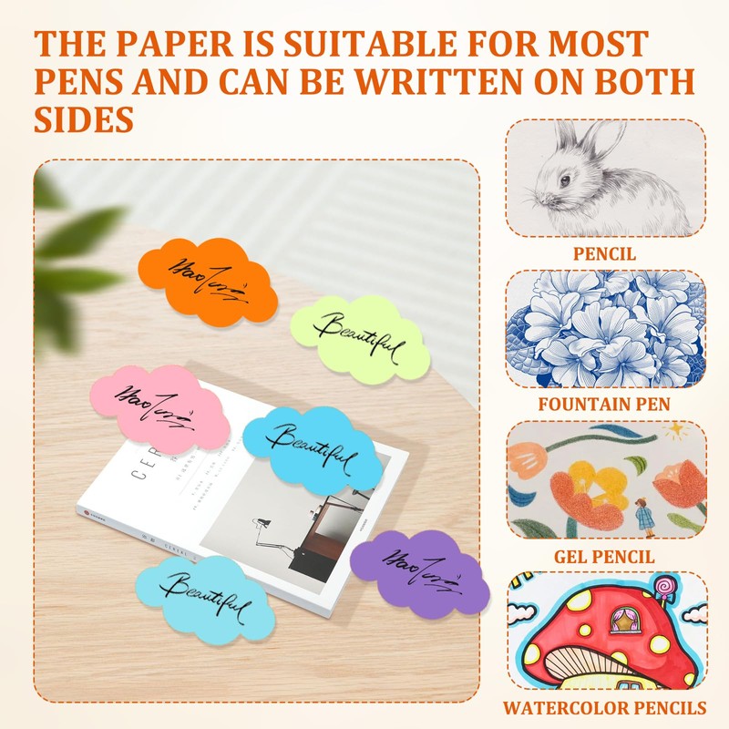 Set of 460 Presentation Cards, 10 Colours, 4 Styles, Metaplane