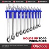Olsa Tools Magnetic Wrench Holder Organizer (Green) | Fits SAE