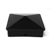 Plastic Pyramid 4x4 True(100 mm) Fence Post (16, Black)