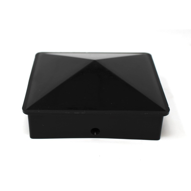 Plastic Pyramid 4x4 True(100 mm) Fence Post (16, Black)
