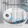 Shower Curtains Mould Proof Resistant -3D Effect Pebble Clear Shower