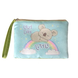 Rantanto Small Cute Cash Coin Purse, Canvas Change Purse, Kawaii Coin Pouch With Handle Christmas Gift For Women Teenager Girls (BG0015-1 Koala)