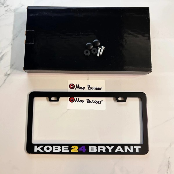 Branded Custom Made KOBE 24 BRYANT Heavy Stainless Steel License