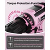 Pink Cordless Drill Set, Double 2000mAh Power Pack Electric Power