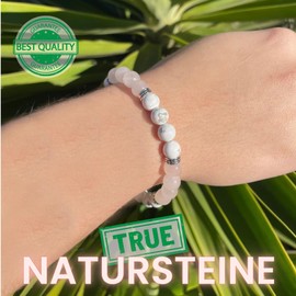 Chakra armband echte steine (2 Rosenquarz)