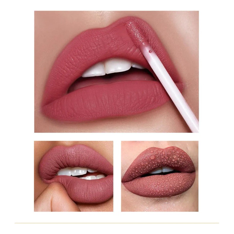 Set De 12 Labiales Mate De Larga Duración Pintalabio Regalo