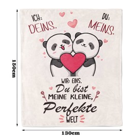 Belloxis I Love You Gifts for Man's Anniversary, Him/Her Cuddly Blanket, Birthday Gift, Wedding Gift, Couple, Partner