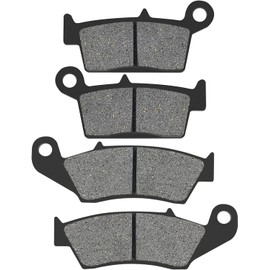 JICHEKU Front and Rear Brake Pads compatible with Suzuki DRZ400 DRZ 400/Kawasaki KX125 KX250 KX500/Honda XR650L CR125R CR250R/Yamaha YZ125 WR250 WR400F WR426