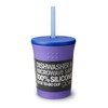 Evenflo GoSili Straw Cup, 12oz. Purple/Cobalt