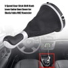 Keenso 5 Speed Gear Shift Knob PU Leather Plastic Gear