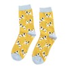 Miss Sparrow - Women's Socks with Dog Motif, Funny Bamboo