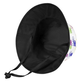 Cycling Sport Figures of Cyclist on Bicycle Healthy Lifestyle Concept Boys Girls Packable Fisherman's Hat Bucket hat, Unisex Sun Protection Wide Brim Fisherman Cap for Summer Outdoor Travel S