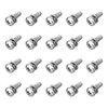 uxcell M4 x 12mm 304 Stainless Steel Phillips Pan Head