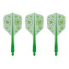 CONDOR AXE Toy Flowers Small L Clear Green Darts Flight