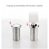 TOGU Door Latch Dust Protector,SUS304 Stainless Steel Dust-Proof Security Lock