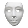 Smiffys Robot Mask, White on Elastic, Eyemasks Fancy Dress, Adult