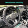 PINCTROT D Shaped 14 Inch Small Sized Steering Wheel Cover