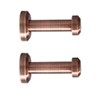 sourcing map 2pcs Wall Hook Copper Wall Mounted 1.8 Inch