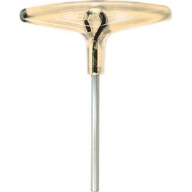 Eight EX2.5 T-type Hex Spanner, Taper Head, Resin Handle, Short Type, Single Item