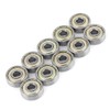 Qiilu 626ZZ Deep Groove Ball Bearings, 0.2 inch (6 mm),